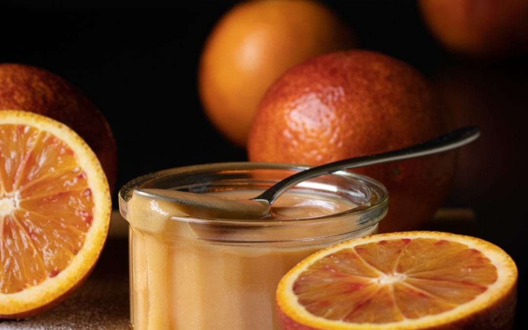 Blood orange curd